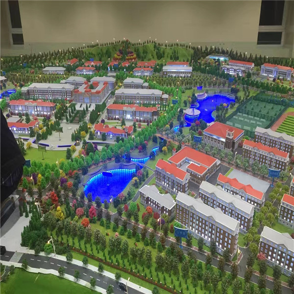 甘肃省公安厅301工程警察学校甘谷规划模型