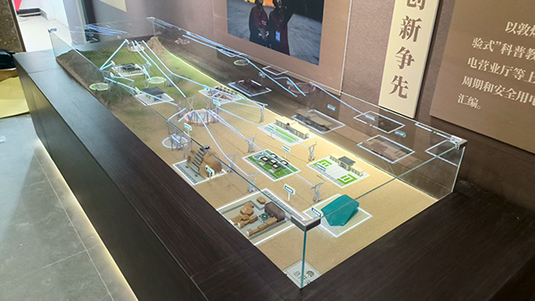 电网敦煌莫高供电所沙盘 电网敦煌莫高供电所沙盘